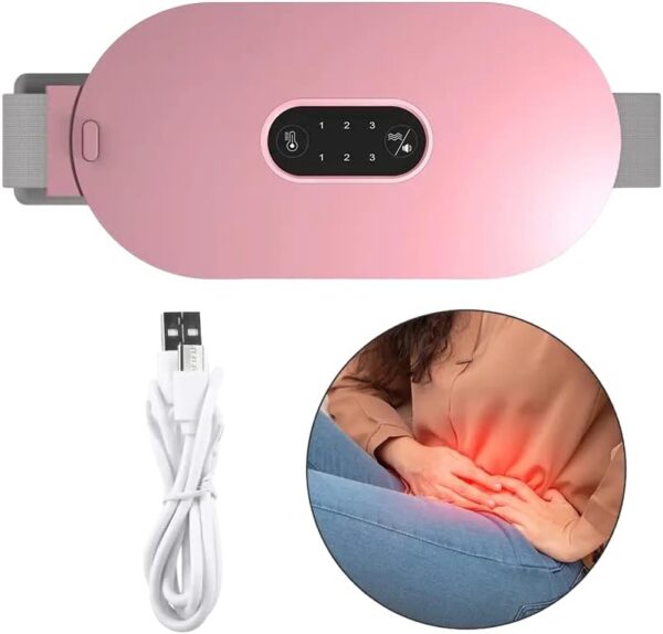 Portable Cordless Wireless Heating Pad For Menstrual Period Cramps, Electric Waist Belt Device - Image 3