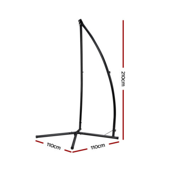 Hammock Stand | Sensory Swing Stand |  Black Steel Frame | 120Kg Weight Capacity - Image 3